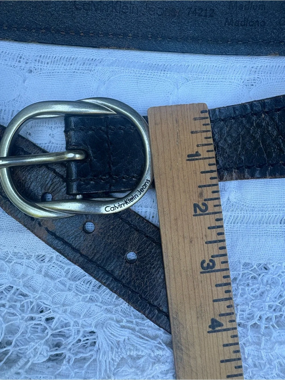Vintage Calvin Klein Jeans Belt Medium